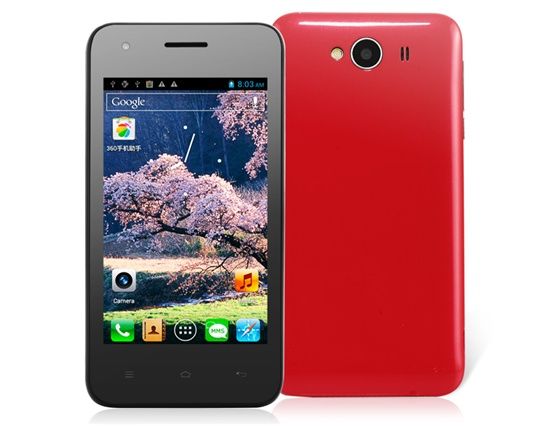 Cubot GT72 4.0" Android 4.2 Dual Core 1.2GHz 3G (vermelho)
