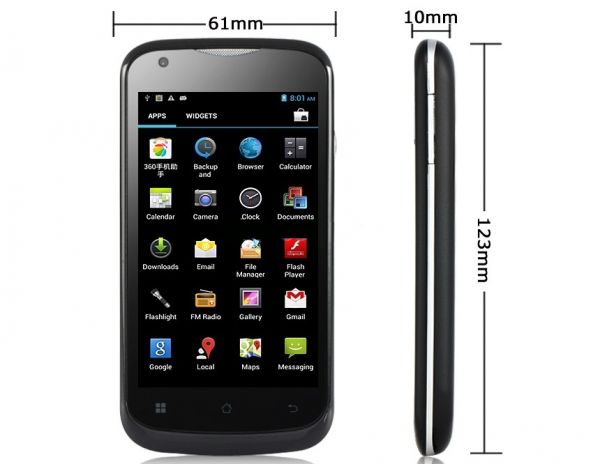HotItem F326 4.0" Android 4.0.4 SC6820 1.2GHz