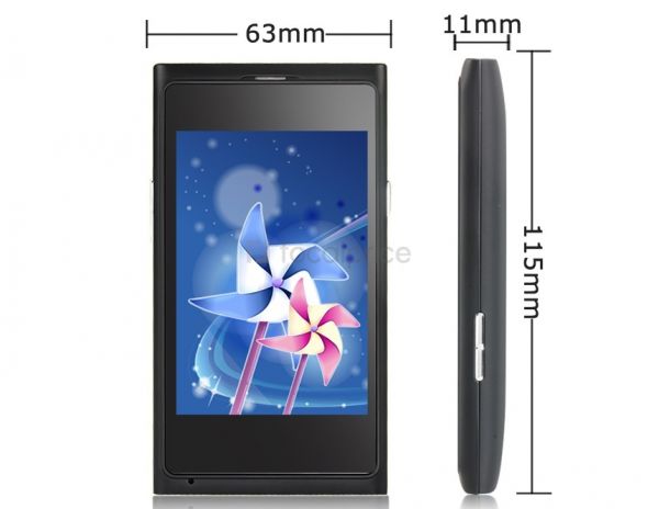 920 Mini 3.5" Android 4.1 SC6820 1.0GHz (Preto)